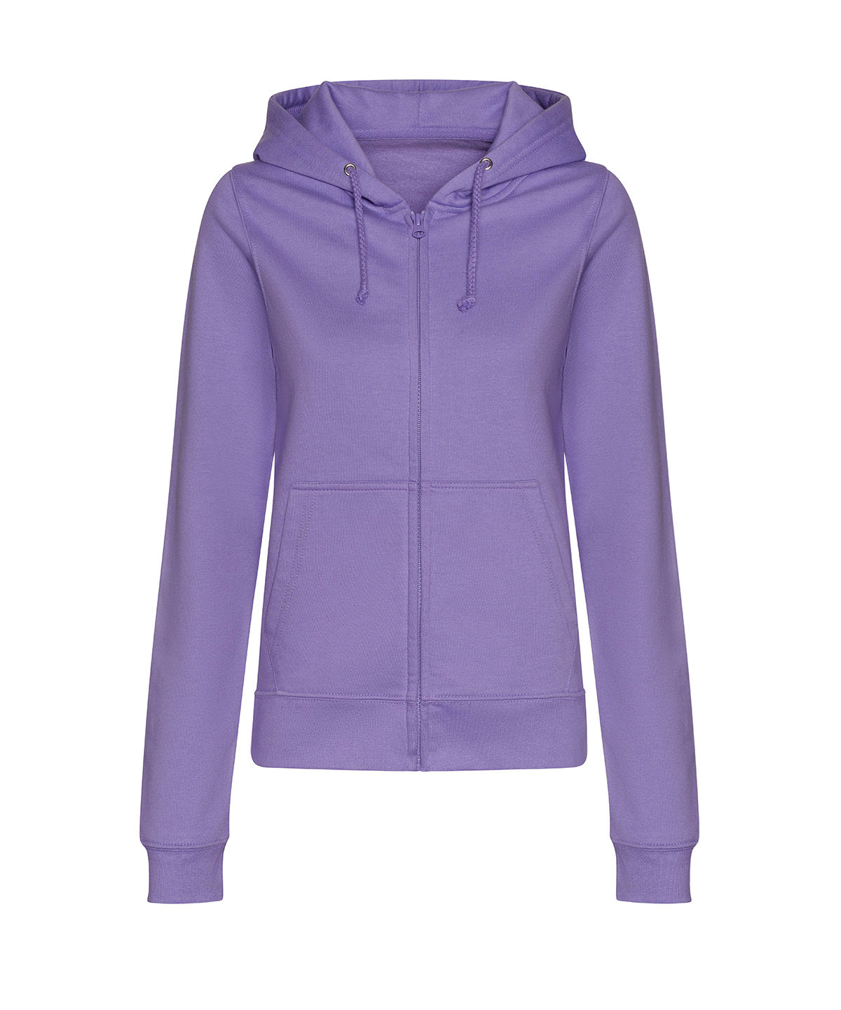 Just Hoods Women’s college zoodie Digital Lavender