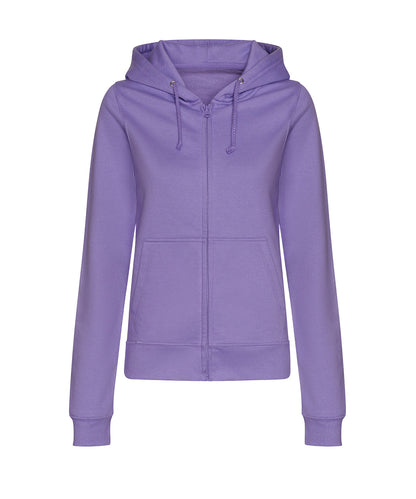 Just Hoods Women’s college zoodie Digital Lavender