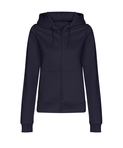 Just Hoods Women’s college zoodie New French Navy