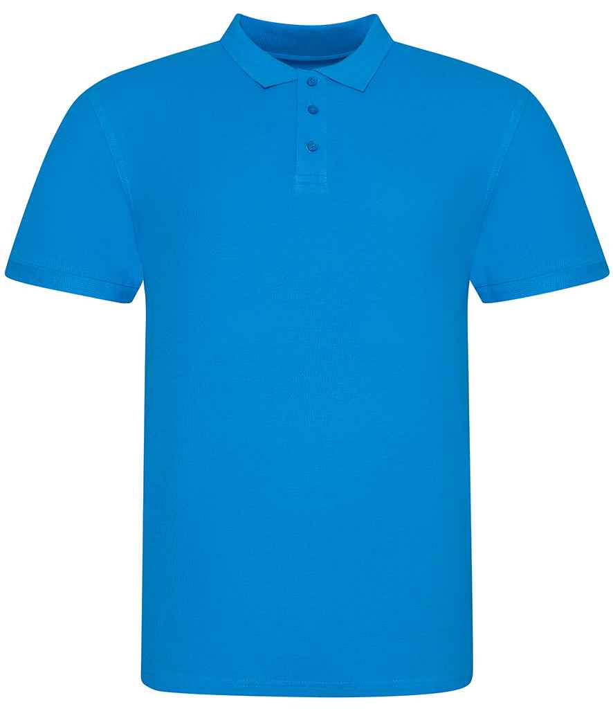 Just Polos AWDis The 100 Cotton Piqué Polo Shirt Azure