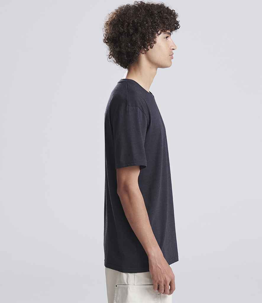 Just Ts AWDis Tri-Blend T-Shirt Heather Black