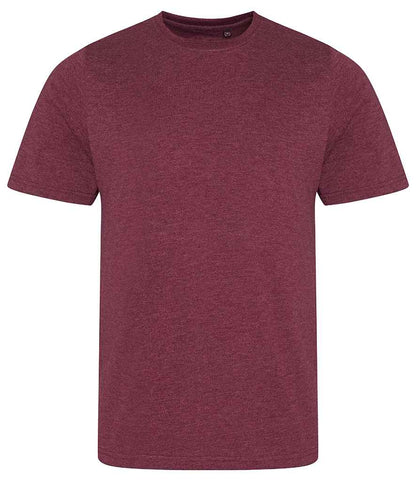 Just Ts AWDis Tri-Blend T-Shirt Heather Burgundy