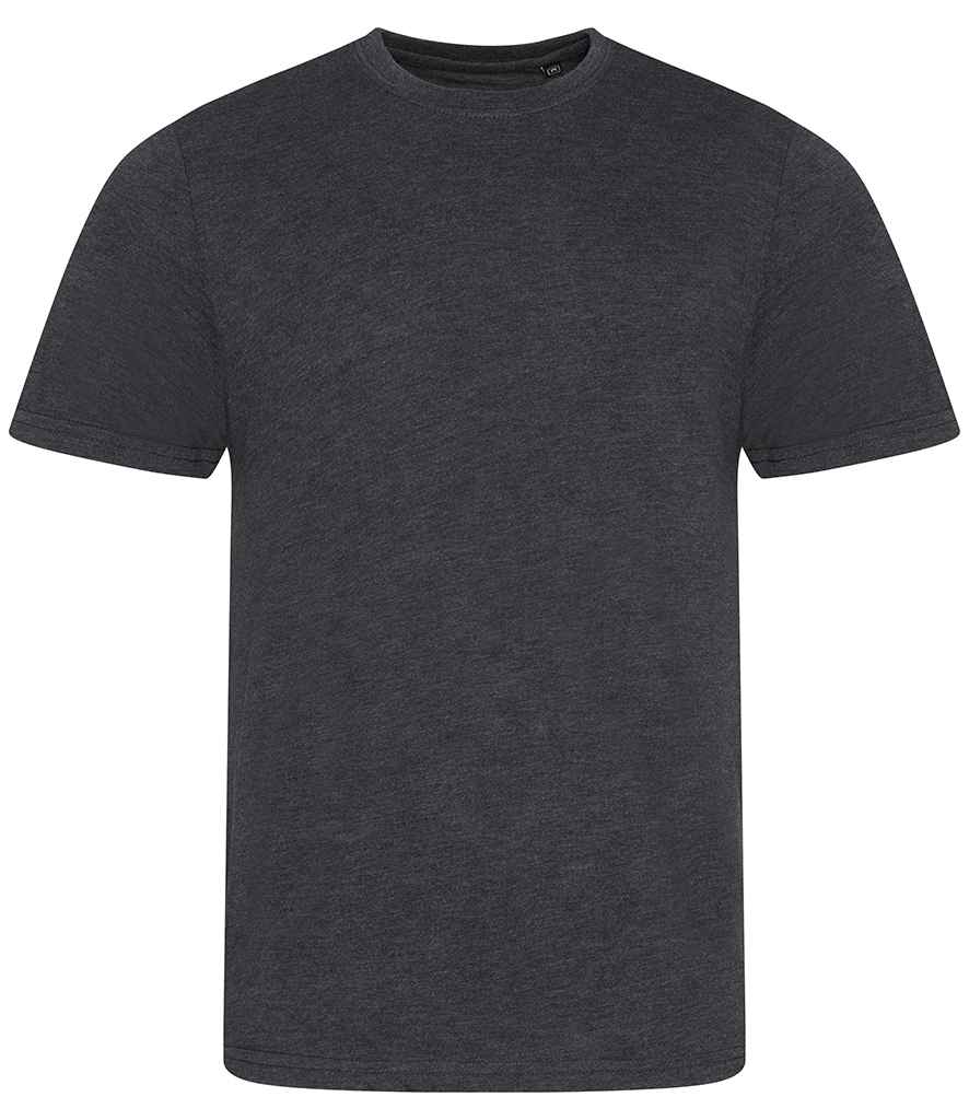 Just Ts AWDis Tri-Blend T-Shirt Heather Charcoal