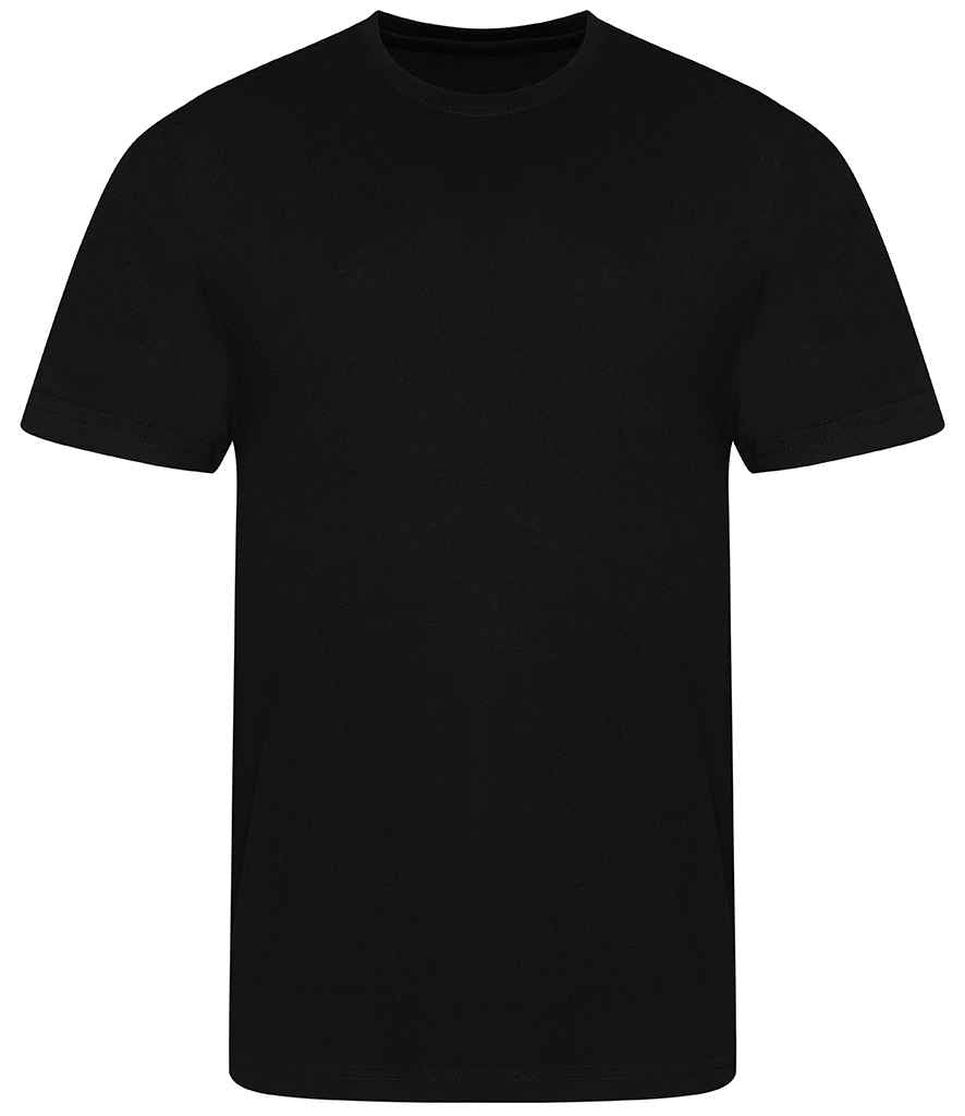 Just Ts AWDis Tri-Blend T-Shirt Solid Black