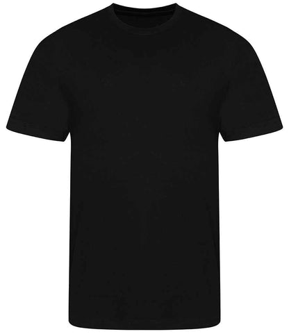 Just Ts AWDis Tri-Blend T-Shirt Solid Black