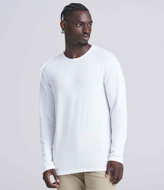 Just Ts AWDis Long Sleeve Tri-Blend T-Shirt