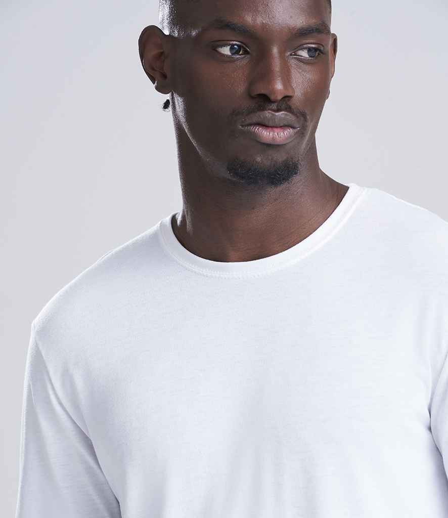 AWDis Long Sleeve Tri-Blend T-Shirt - model image
