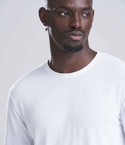 AWDis Long Sleeve Tri-Blend T-Shirt - model image