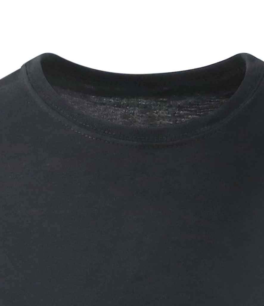 Just Ts AWDis Ladies Tri-Blend Cropped T-Shirt Solid Black