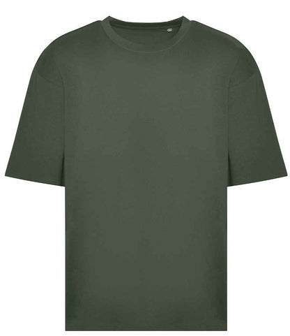 Just Ts AWDis Unisex Oversize 100 T-Shirt Earthy Green
