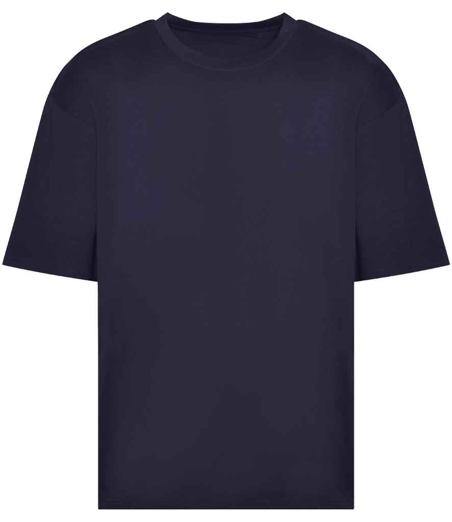 Just Ts AWDis Unisex Oversize 100 T-Shirt New French Navy