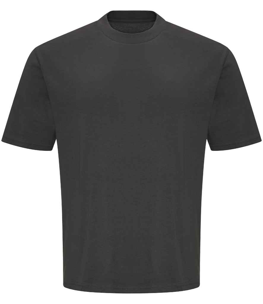 Just Ts AWDis Unisex Oversize 100 T-Shirt Shark Grey
