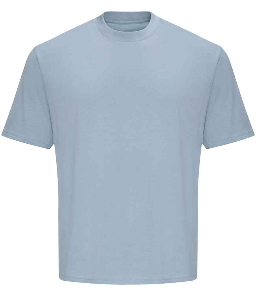 Just Ts AWDis Unisex Oversize 100 T-Shirt Sky Blue