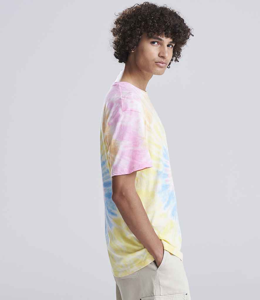 Just Ts AWDis Tie-Dye T-Shirt Tie Dye Swirl