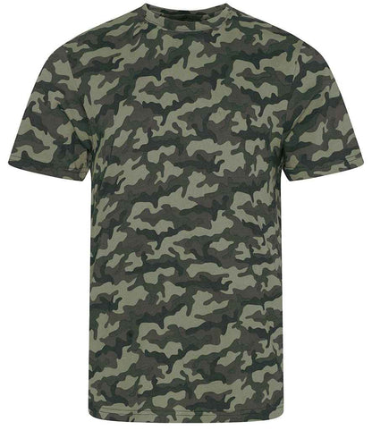 AWDis Camo T-Shirt in Green Camo