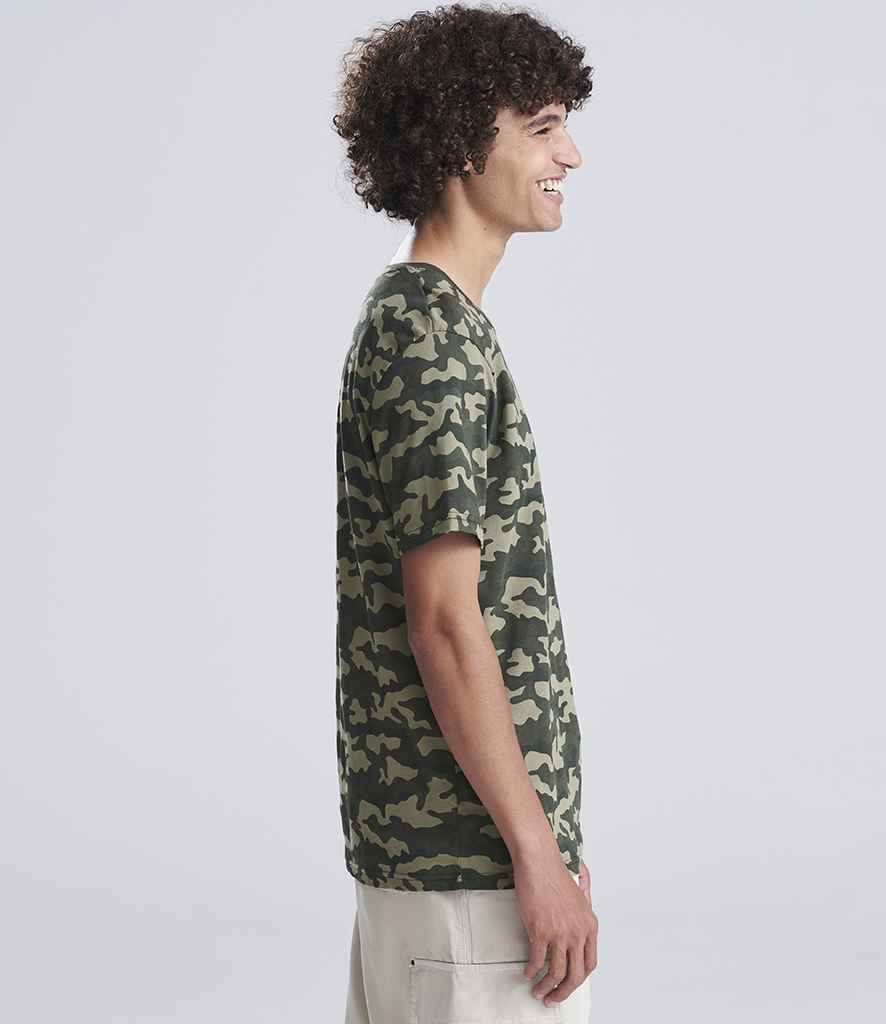 Just Ts AWDis Camo T-Shirt Green Camo
