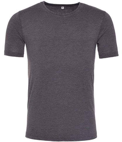 Just Ts AWDis Washed T-Shirt Washed Charcoal