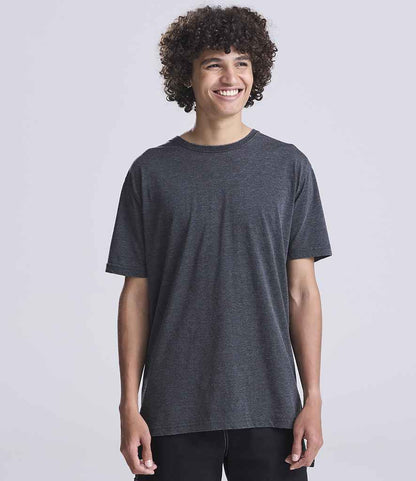 Just Ts AWDis Washed T-Shirt Washed Jet Black