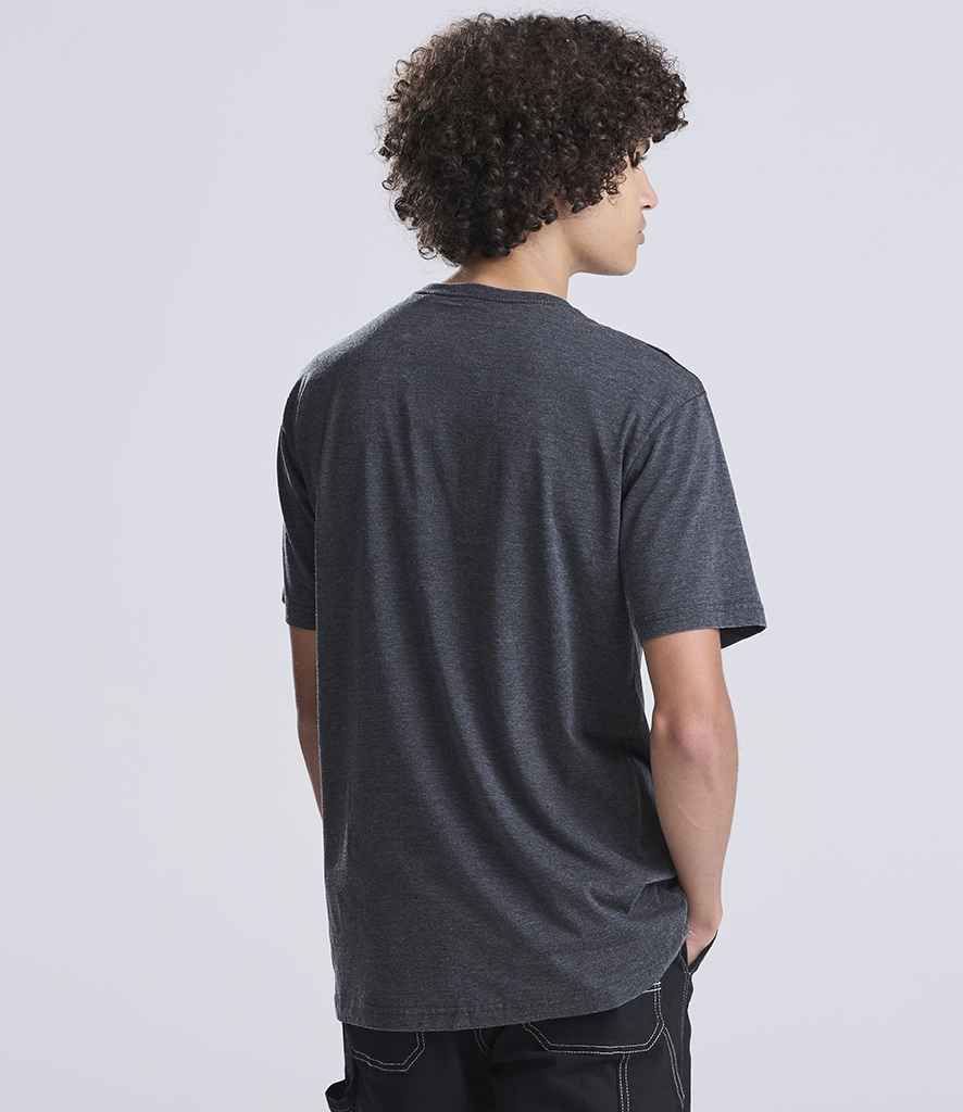 Just Ts AWDis Washed T-Shirt Washed Jet Black