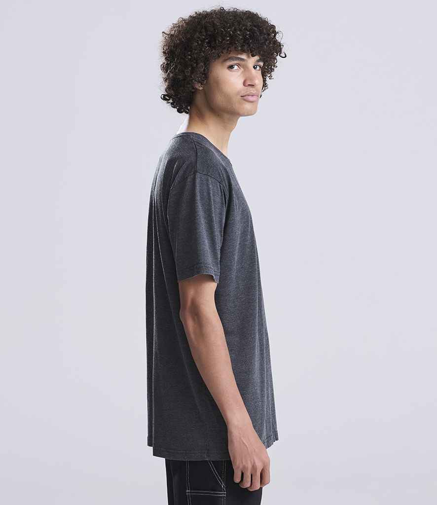 Just Ts AWDis Washed T-Shirt Washed Jet Black