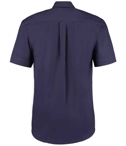 Kustom Kit Premium Short Sleeve Classic Fit Oxford Shirt