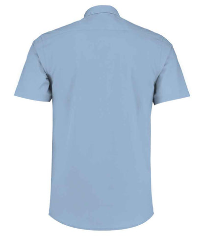Kustom Kit Short Sleeve Tailored Poplin Shirt