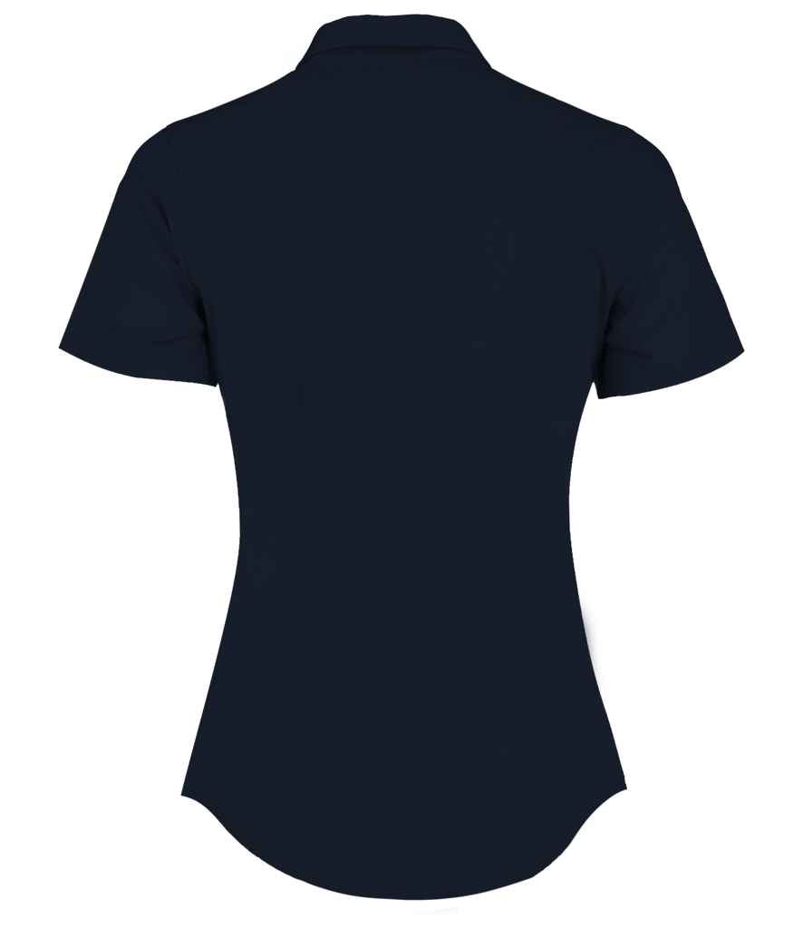 Kustom Kit Ladies Short Sleeve Tailored Poplin Shirt