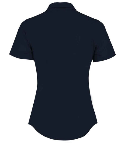 Kustom Kit Ladies Short Sleeve Tailored Poplin Shirt
