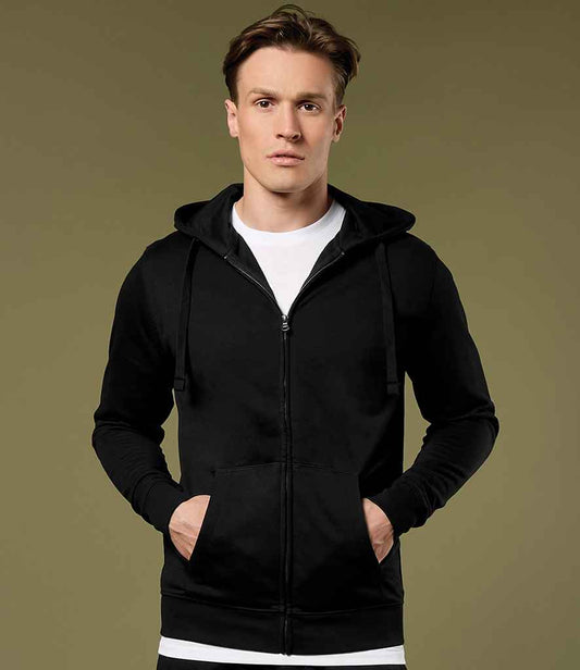 Kustom Kit Klassic Zip Hooded Sweatshirt - model image