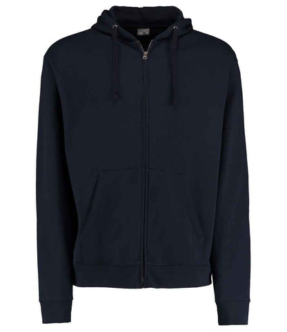 Kustom Kit Klassic Zip Hooded Sweatshirt in Navy
