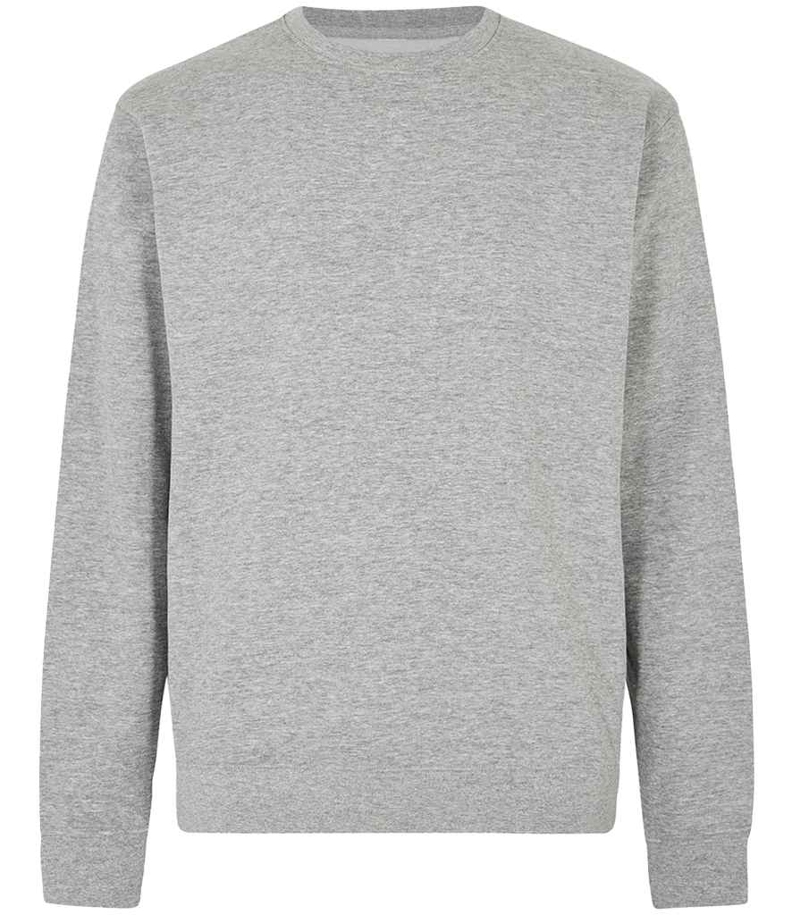 Kustom Kit Regular Fit Sweatshirt in Heather Grey