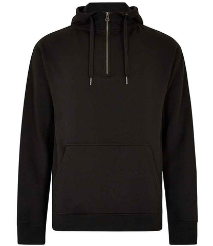 Kustom Kit 1/4 Zip Hoodie in Black