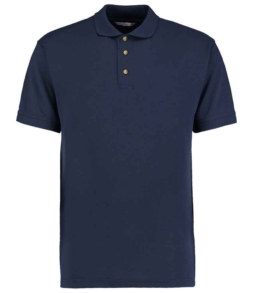 Kustom Kit Workwear Piqué Polo Shirt in Navy