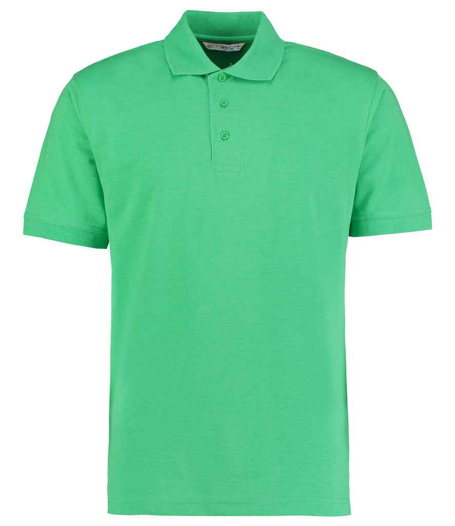 Kustom Kit Klassic Poly/Cotton Piqué Polo Shirt in Apple Green