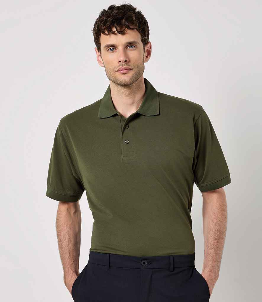 Kustom Kit Klassic Poly/Cotton Piqué Polo Shirt - model image