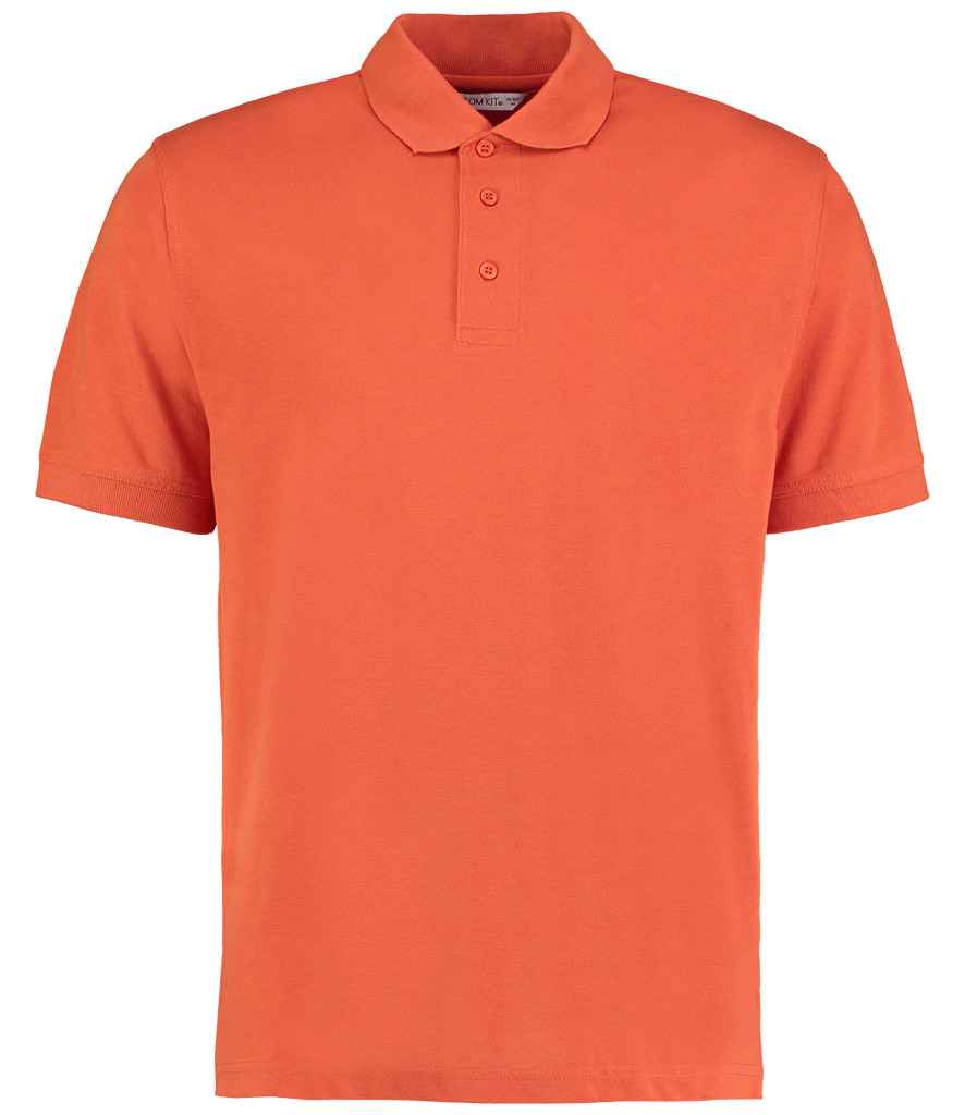 Kustom Kit Klassic Poly/Cotton Piqué Polo Shirt in Burnt Orange