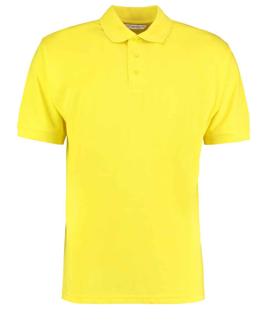 Kustom Kit Klassic Poly/Cotton Piqué Polo Shirt in Canary