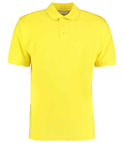 Kustom Kit Klassic Poly/Cotton Piqué Polo Shirt in Canary