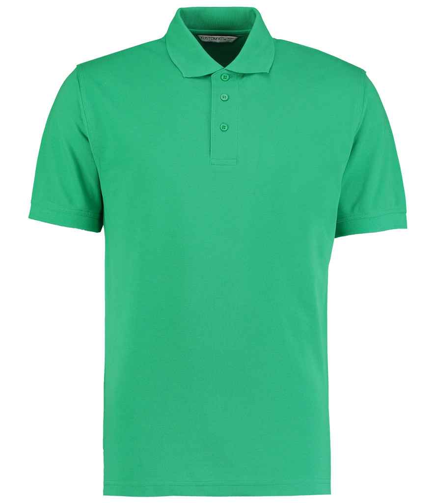 Kustom Kit Klassic Poly/Cotton Piqué Polo Shirt in Kelly Green