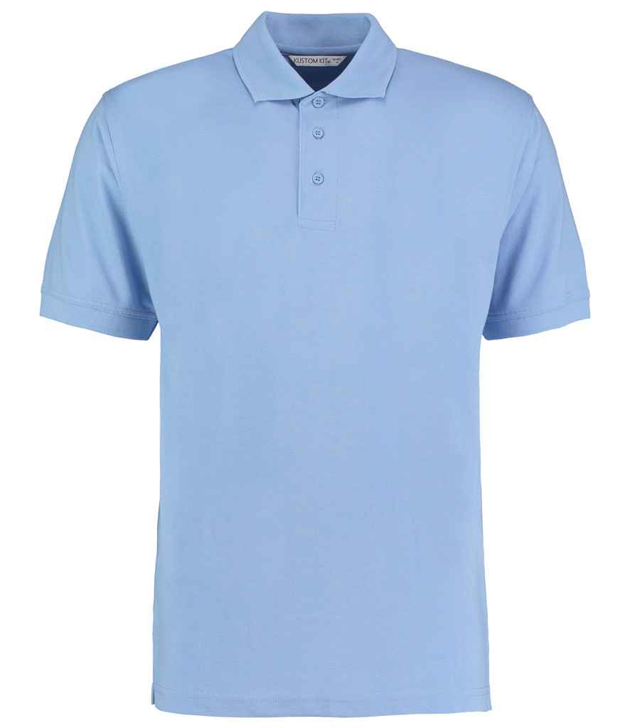 Kustom Kit Klassic Poly/Cotton Piqué Polo Shirt in Light Blue