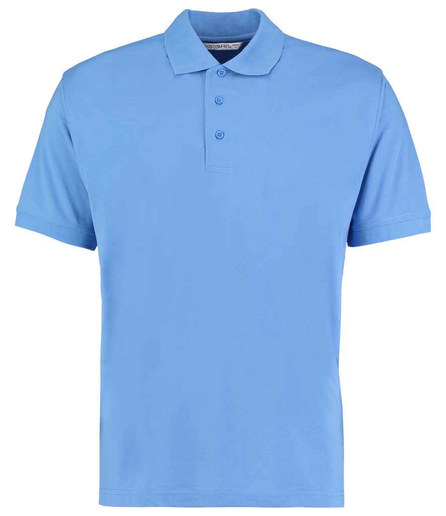 Kustom Kit Klassic Poly/Cotton Piqué Polo Shirt in Mid Blue