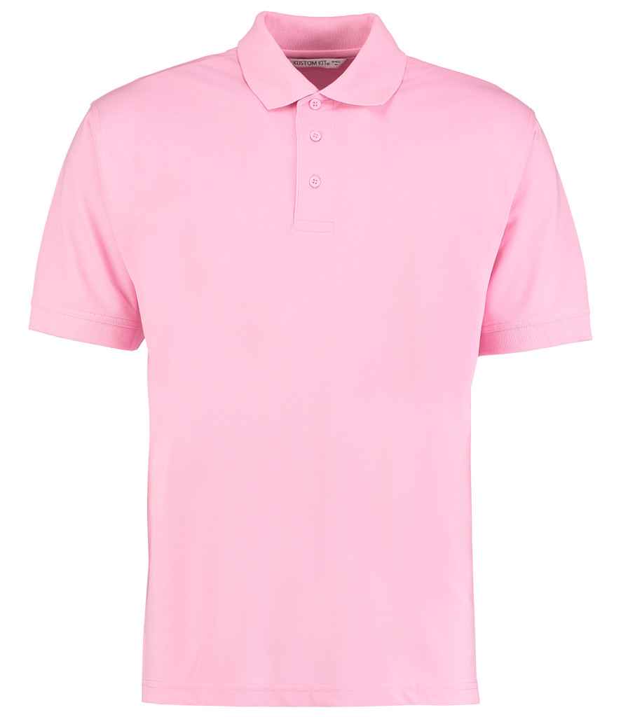 Kustom Kit Klassic Poly/Cotton Piqué Polo Shirt in Pink