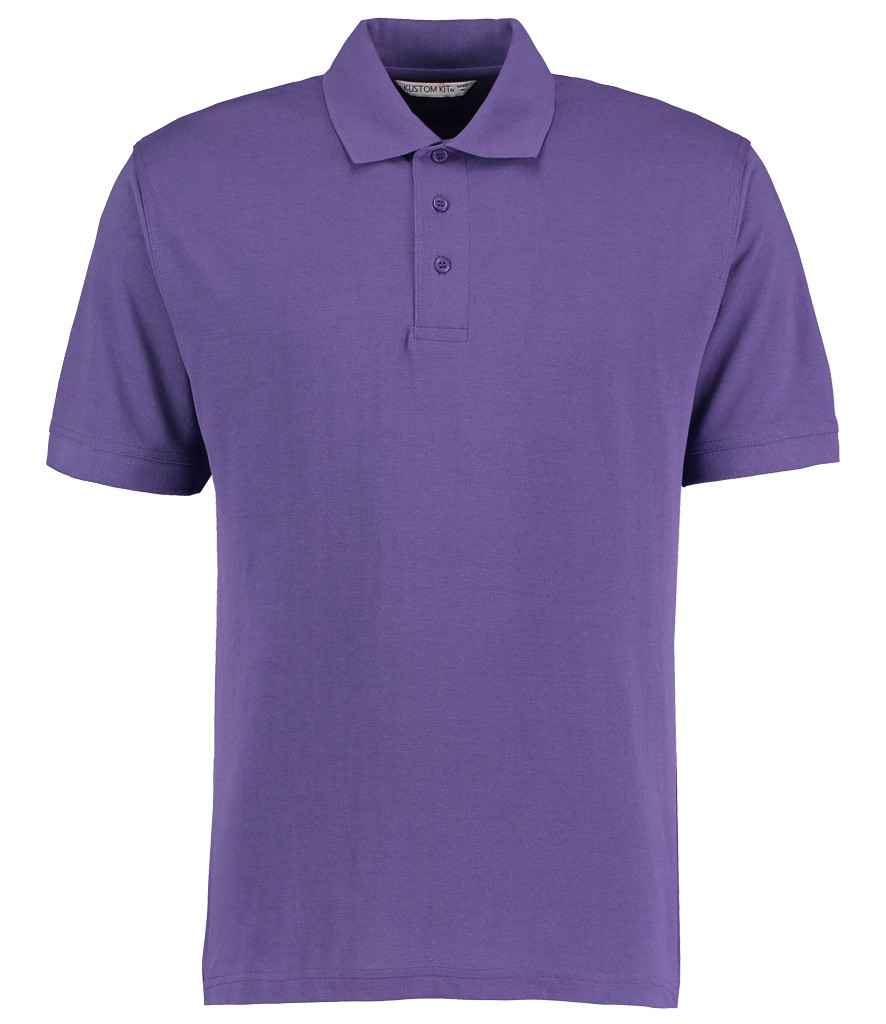 Kustom Kit Klassic Poly/Cotton Piqué Polo Shirt in Purple