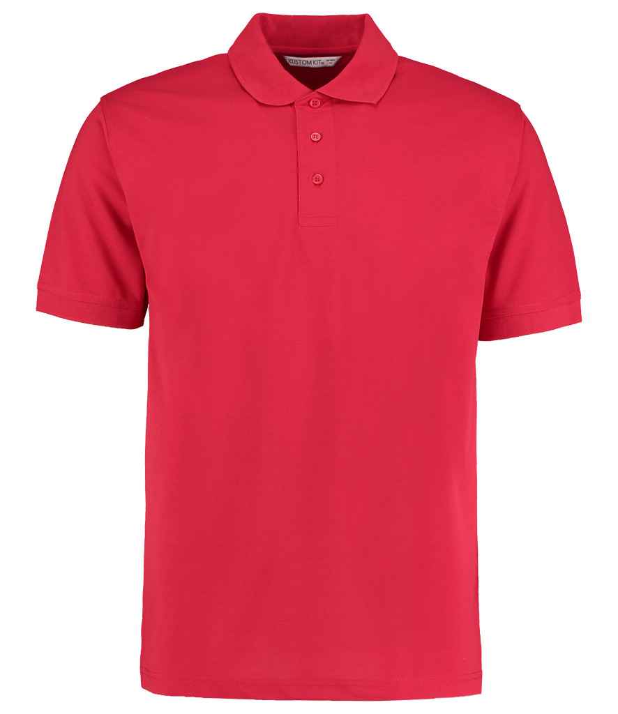 Kustom Kit Klassic Poly/Cotton Piqué Polo Shirt in Red