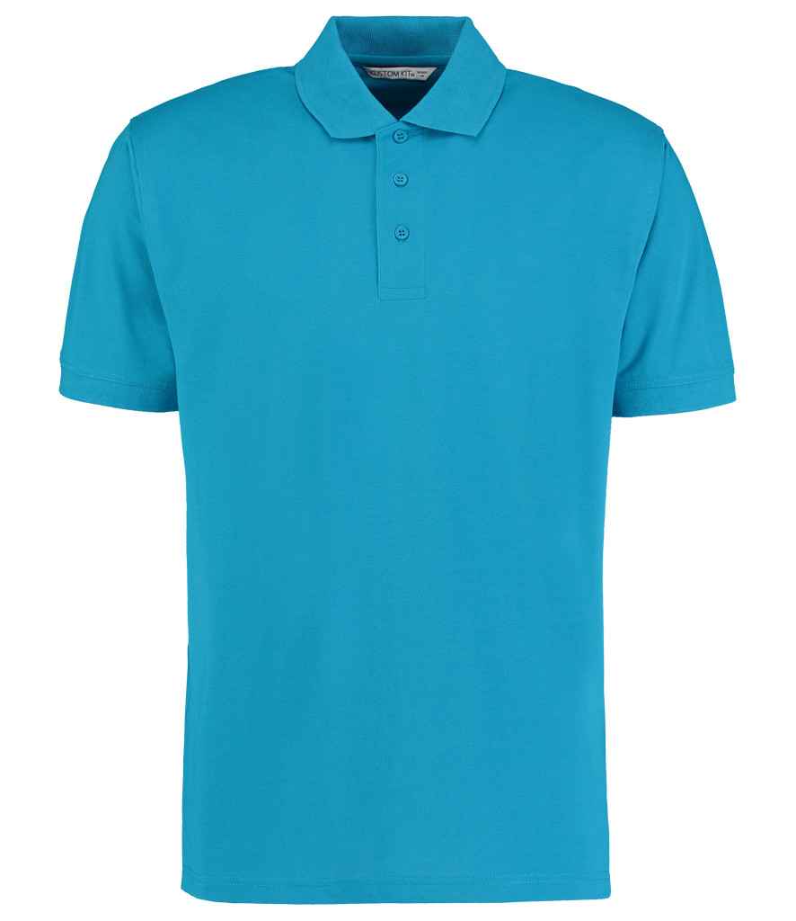 Kustom Kit Klassic Poly/Cotton Piqué Polo Shirt in Turquoise Blue
