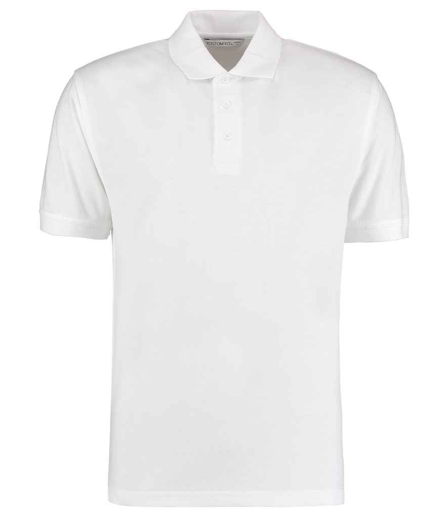 Kustom Kit Klassic Poly/Cotton Piqué Polo Shirt in White