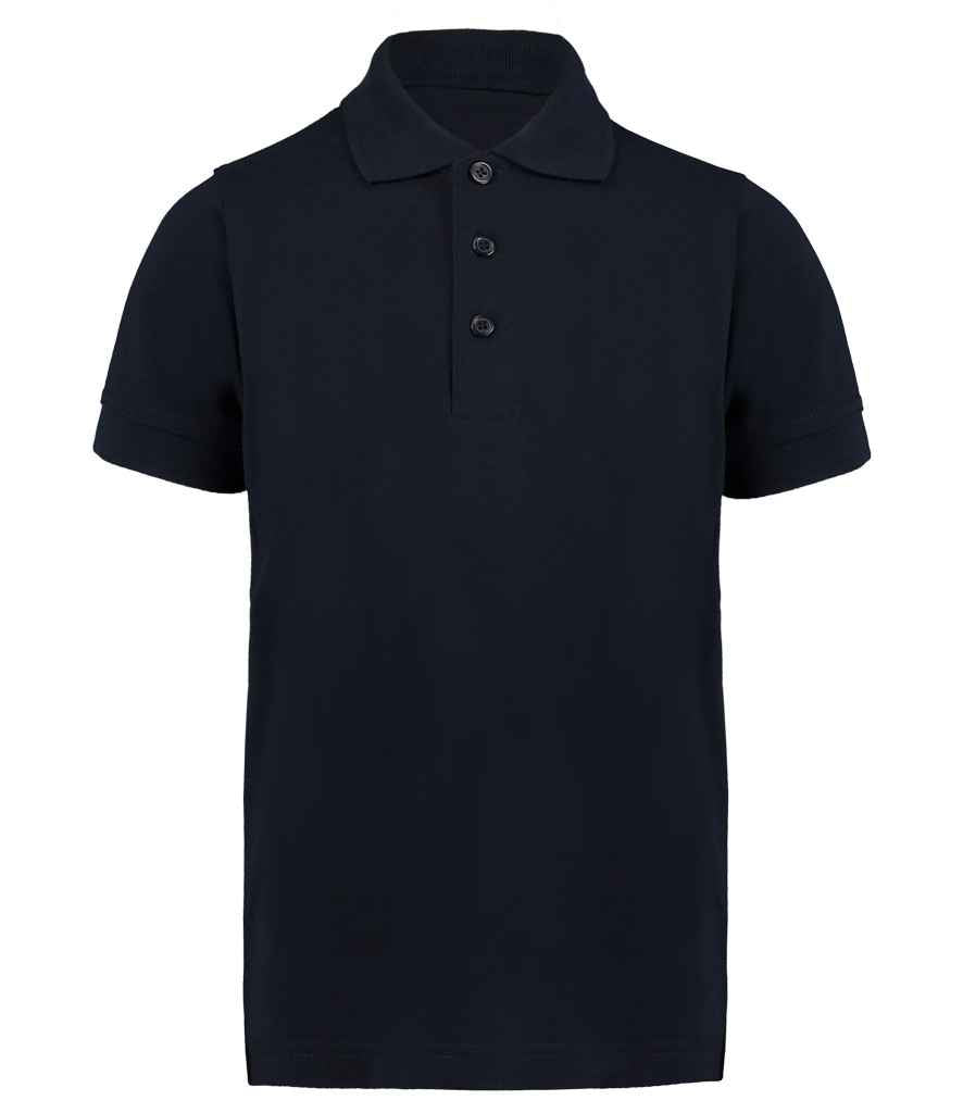 Kustom Kit Kids Klassic Poly/Cotton Piqué Polo Shirt in Navy