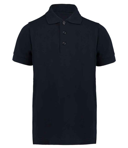 Kustom Kit Kids Klassic Poly/Cotton Piqué Polo Shirt in Navy