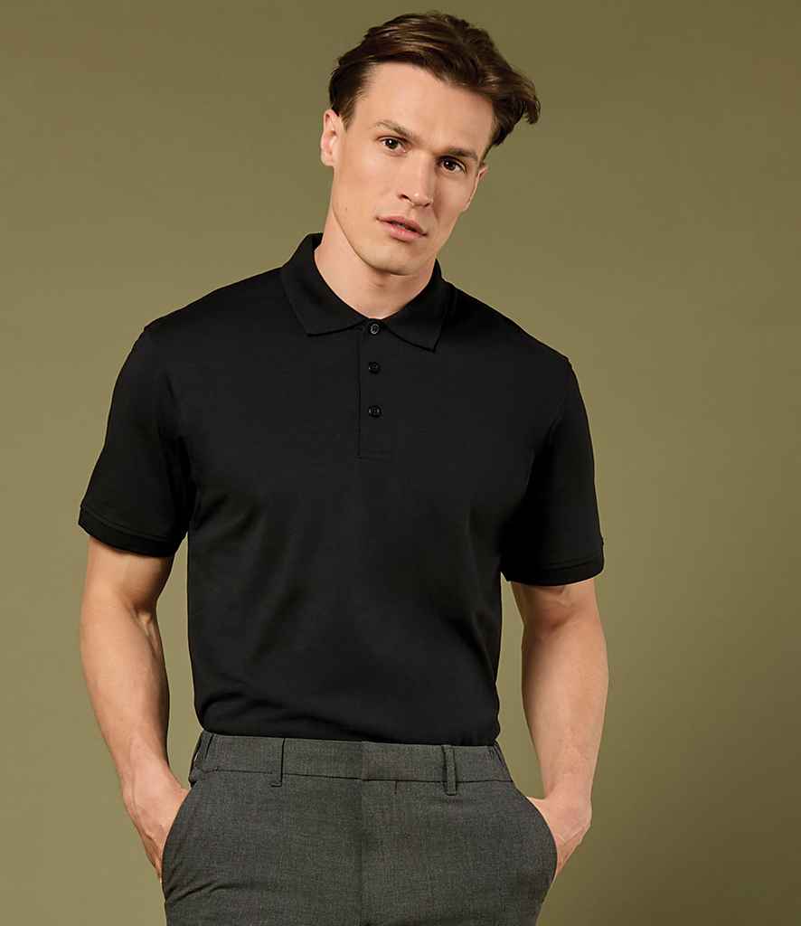 Kustom Kit Regular Fit Superwash® 60°C Jersey Polo Shirt - model image
