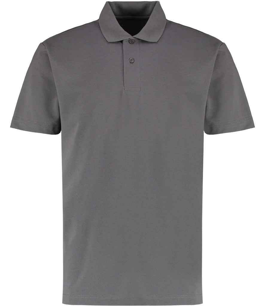 Kustom Kit Regular Fit Workforce Piqué Polo Shirt in Charcoal